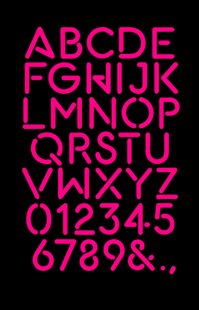 IMAGE: GLOW (2017) Typeface