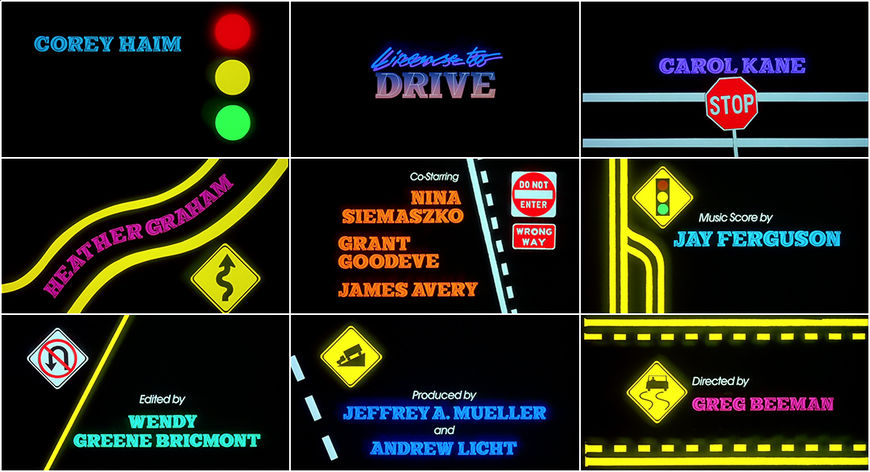 VIDEO: Title Sequence - License to Drive