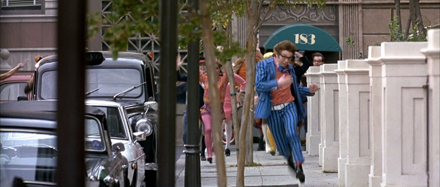 IMAGE: Still of Austin being chased