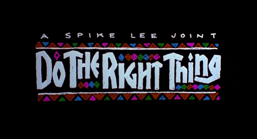 VIDEO: Title Sequence – Do the Right Thing (1989)