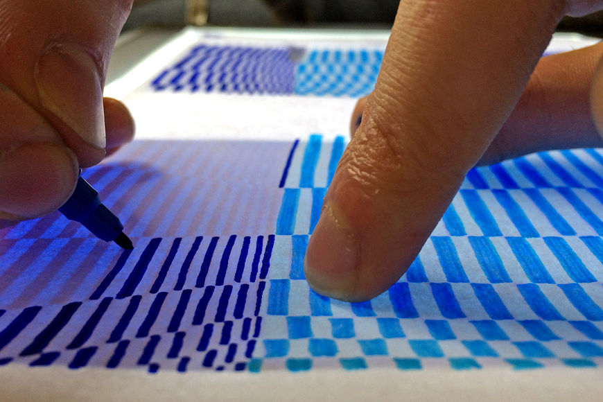IMAGE: Colouring animation frames – fingers