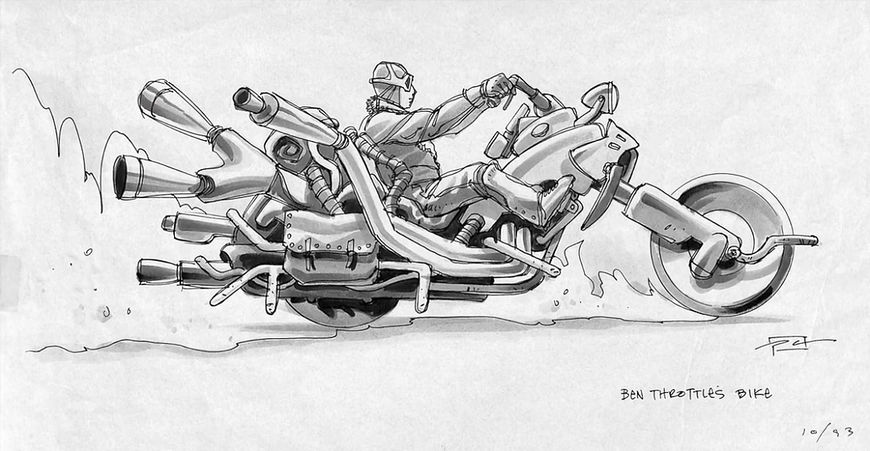 IMAGE: Full Throttle (1995) Ben Throttle Bike Concept