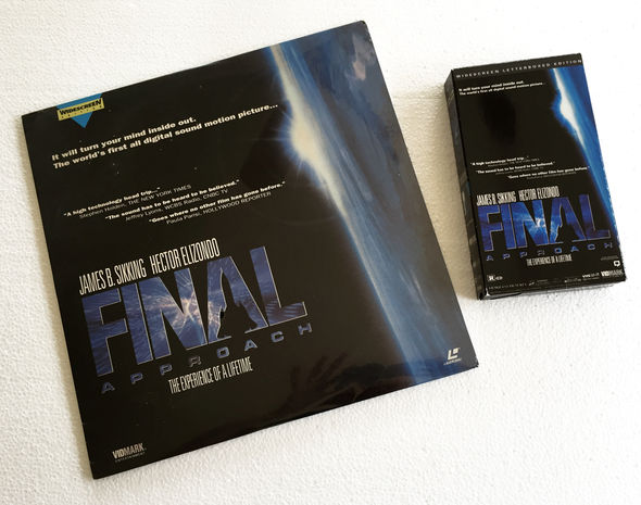 IMAGE: Final Approach laserdisc and VHS tape