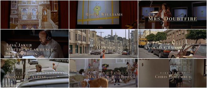 VIDEO: Title Sequence - Mrs. Doubtfire