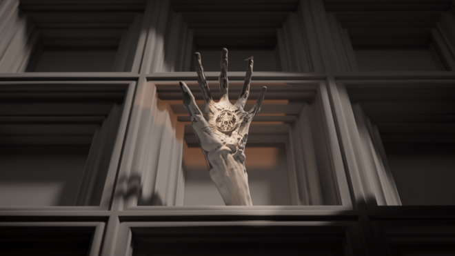 IMAGE: BTS Mummy hand early render