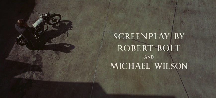 IMAGE: Lawrence of Arabia (1962) Restored Writing Credit