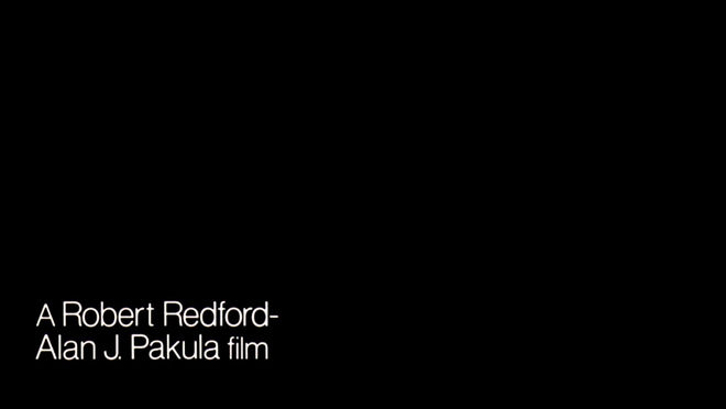 IMAGE: Redford-Pakula credit still