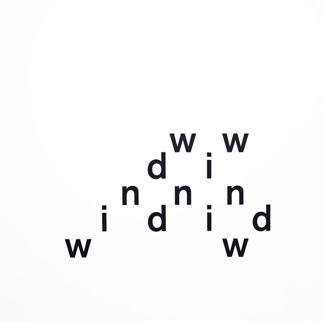 IMAGE: wind by Eugen Gomringer concrete poetry