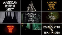 American Horror Story: 7 Seasons of Title Design