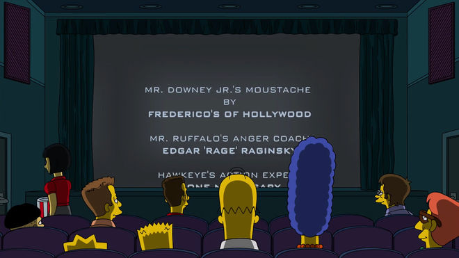 IMAGE: Simpsons watch end credits