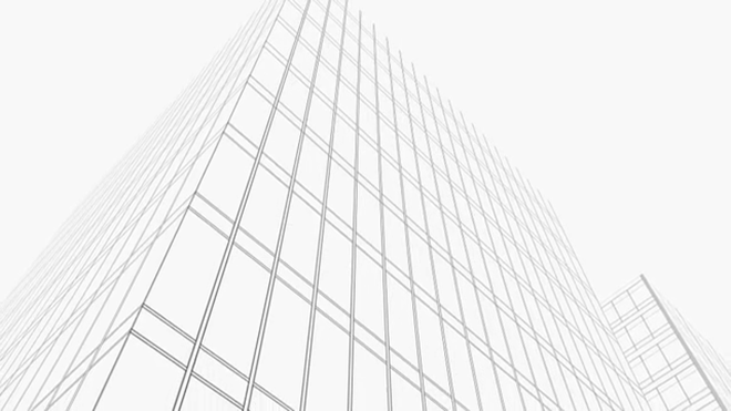 Wireframe skyscrapers