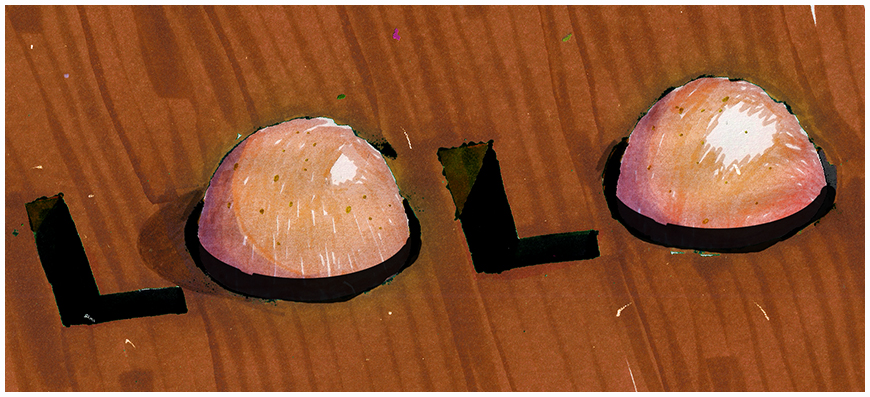 IMAGE: Type test – Lolo alternate title card