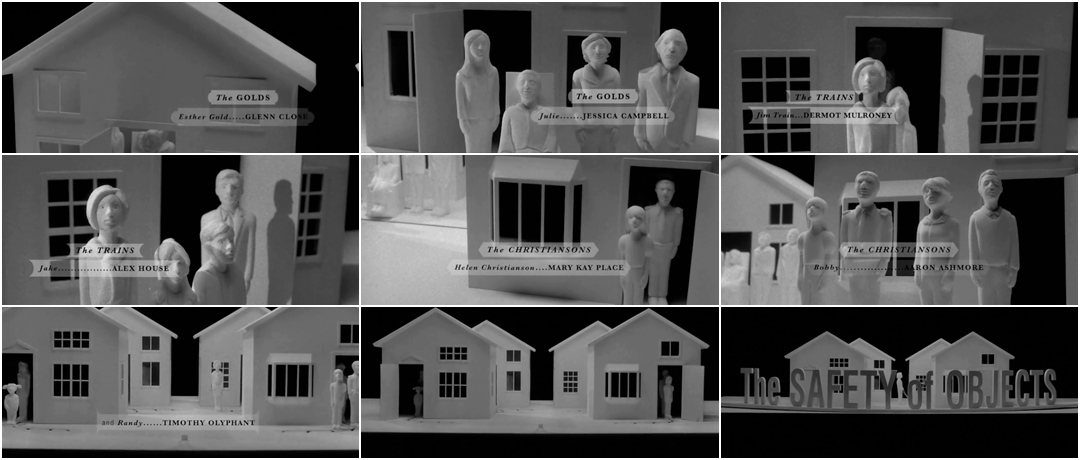 VIDEO: Title Sequence – The Safety of Objects (2001)