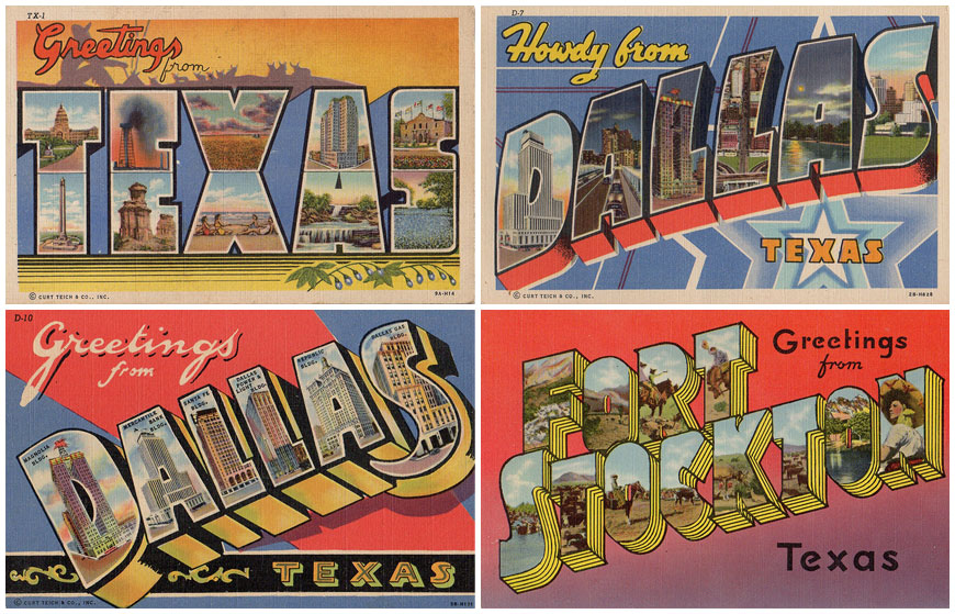 IMAGE: Wish You Were Here Postcard Examples